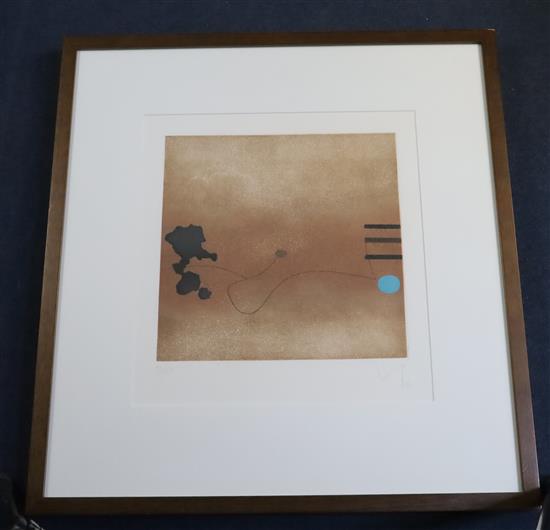 § Victor Pasmore (1908-1998) One from the series Images on the Wall 15 x 14in.